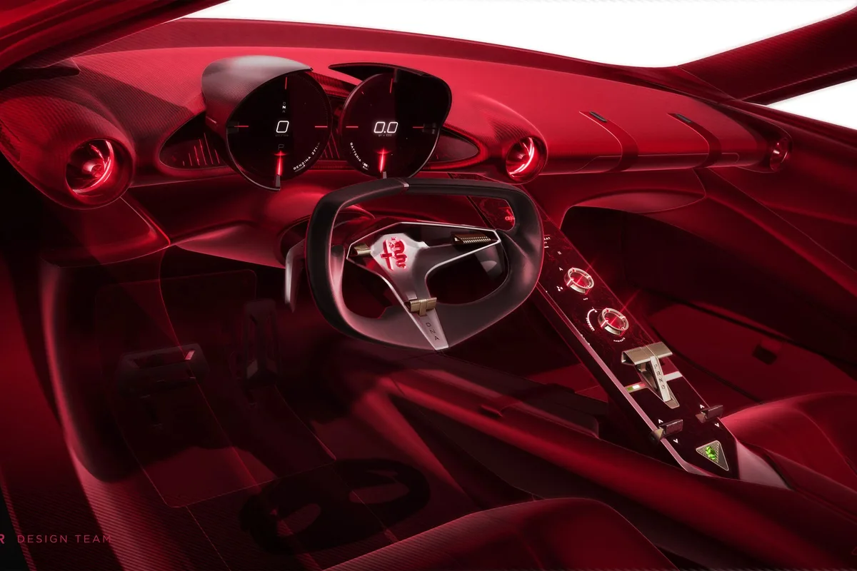 Alfa Romeo Cuorerosso cockpit