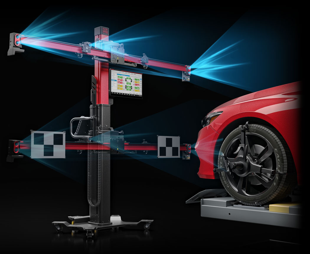 Autel IA900WA calibration frame with ADAS targets