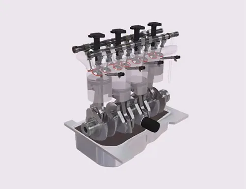Animation: how engine oil circulates and protects